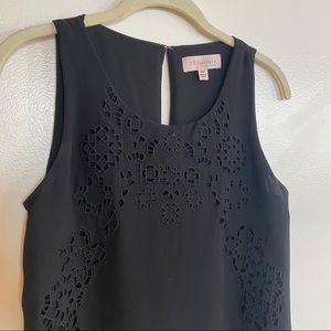 Philosophy Embroidered Eyelet Top